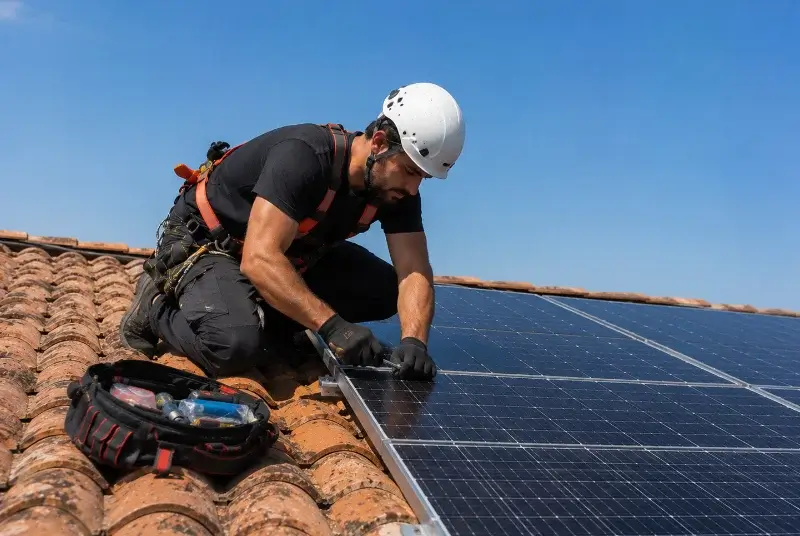 Maintenance et monitoring de panneaux solaires à Béligneux
